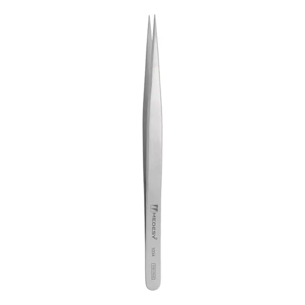 1034 Mikrokirurška pinceta za meka tkiva, fini ravni vrh Jeweler, 130 mm