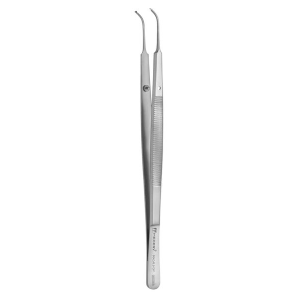 1040/0,9-OY Pinceta za tkivo Gerald zakrivljena 1x2 vrh fi 0,9 mm 175 mm