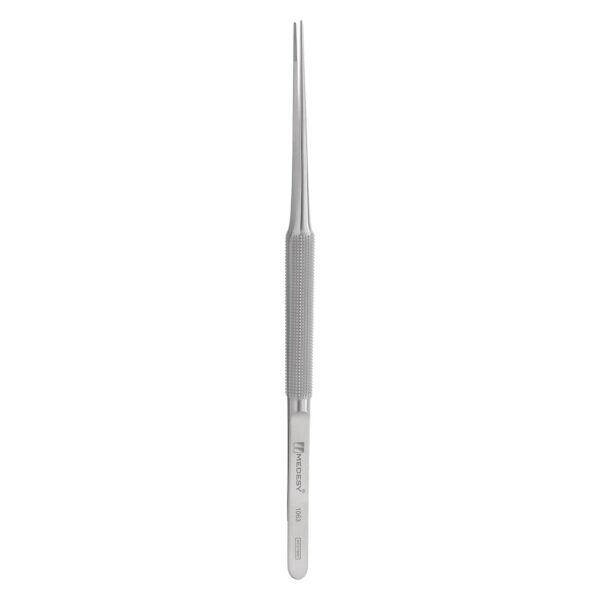 1063 Mikrokirurška pinceta za meka tkiva, dijamantna, nazubljeni vrh, 180 mm