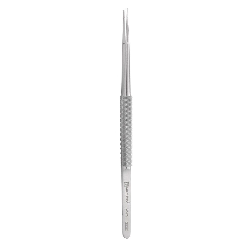 1064/D Mikrokirurška pinceta za meka tkiva, inox, s dijamantnim vrhovima, 180 mm