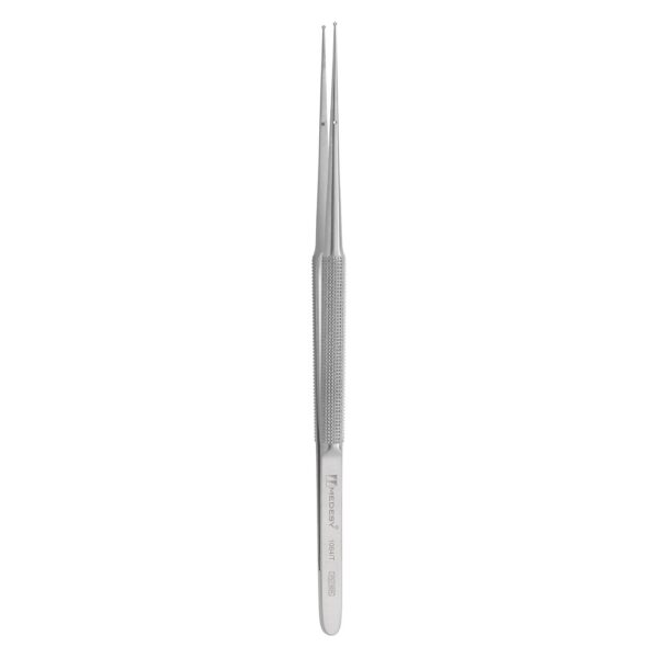 1064/T Mikrokirurška pinceta za meka tkiva, inox, s rupom 0,7 mm, 180 mm