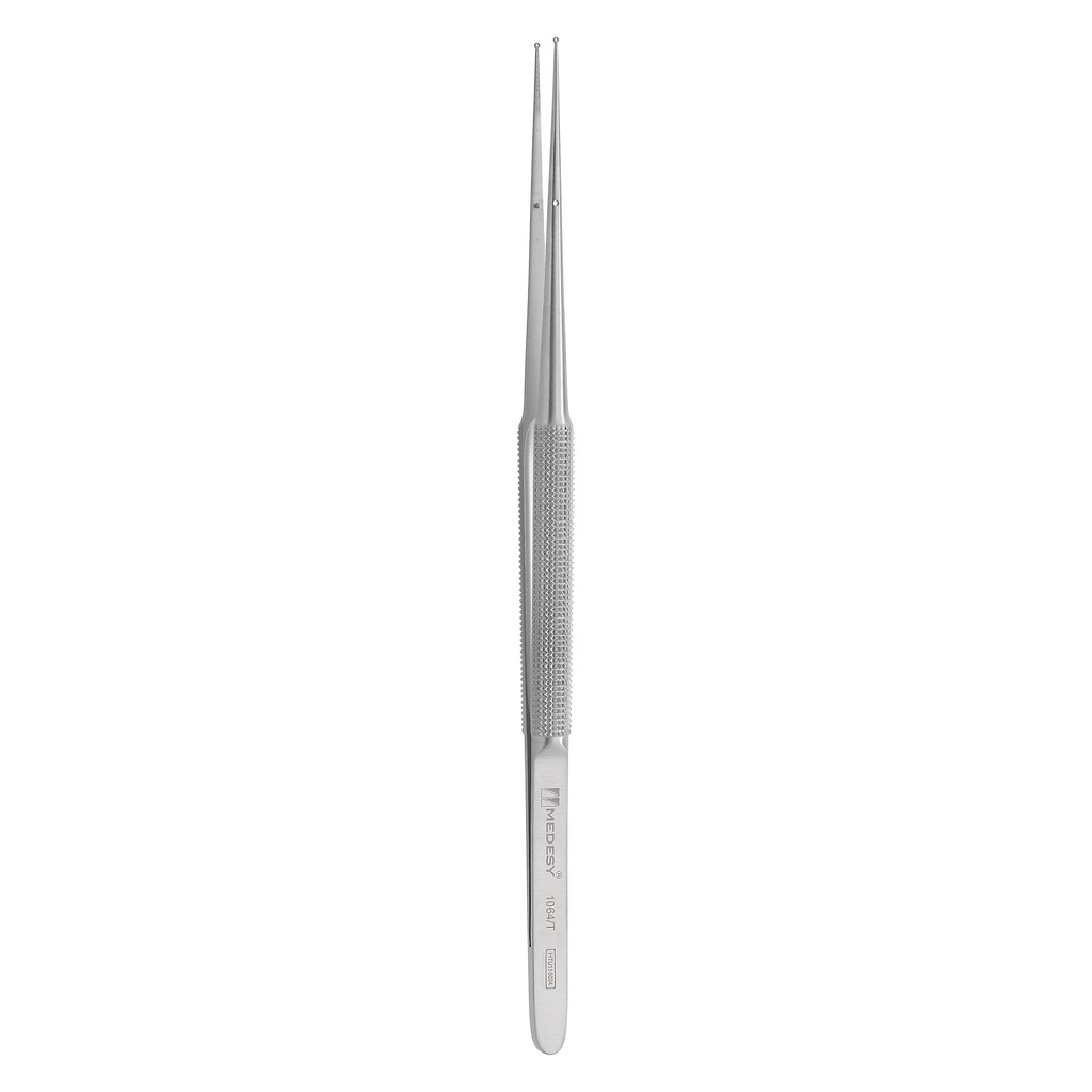 1064/T Mikrokirurška pinceta za meka tkiva, inox, s rupom 0,7 mm, 180 mm