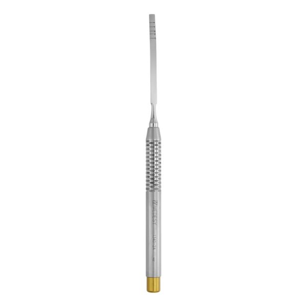 1340/2A Klesalo za kost s označavanjem bojama, zakrivljeno, vrh 3,8 mm