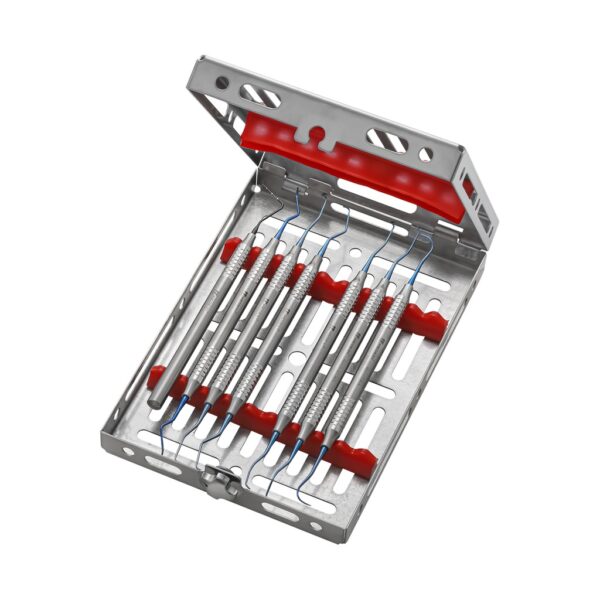 1671/3 Periodontalni komplet s Titanium instrumentima, Perimplantitis Kit