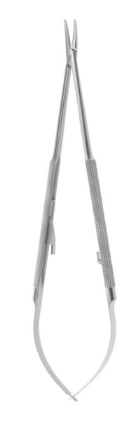 1922/D Iglodržač Castroviejo, zakrivljeni profilirani vrh, 140 mm