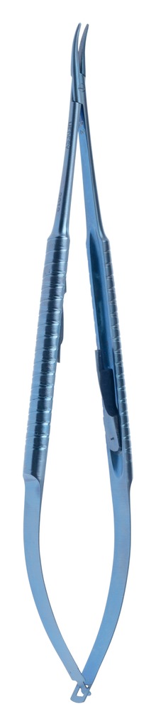 2012 Iglodržač mikrokirurški, titan, zakrivljeni, 180 mm