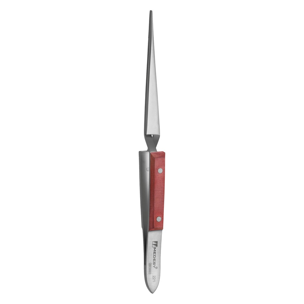 221(Medesy) Ravne pincete za lemljenje 165 mm