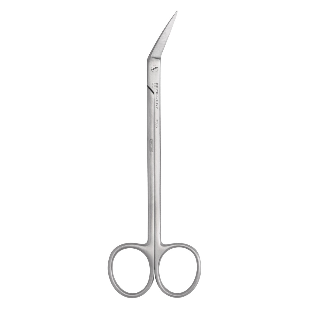 3506 Kirurške škare Locklin, angulirani vrh 160 mm