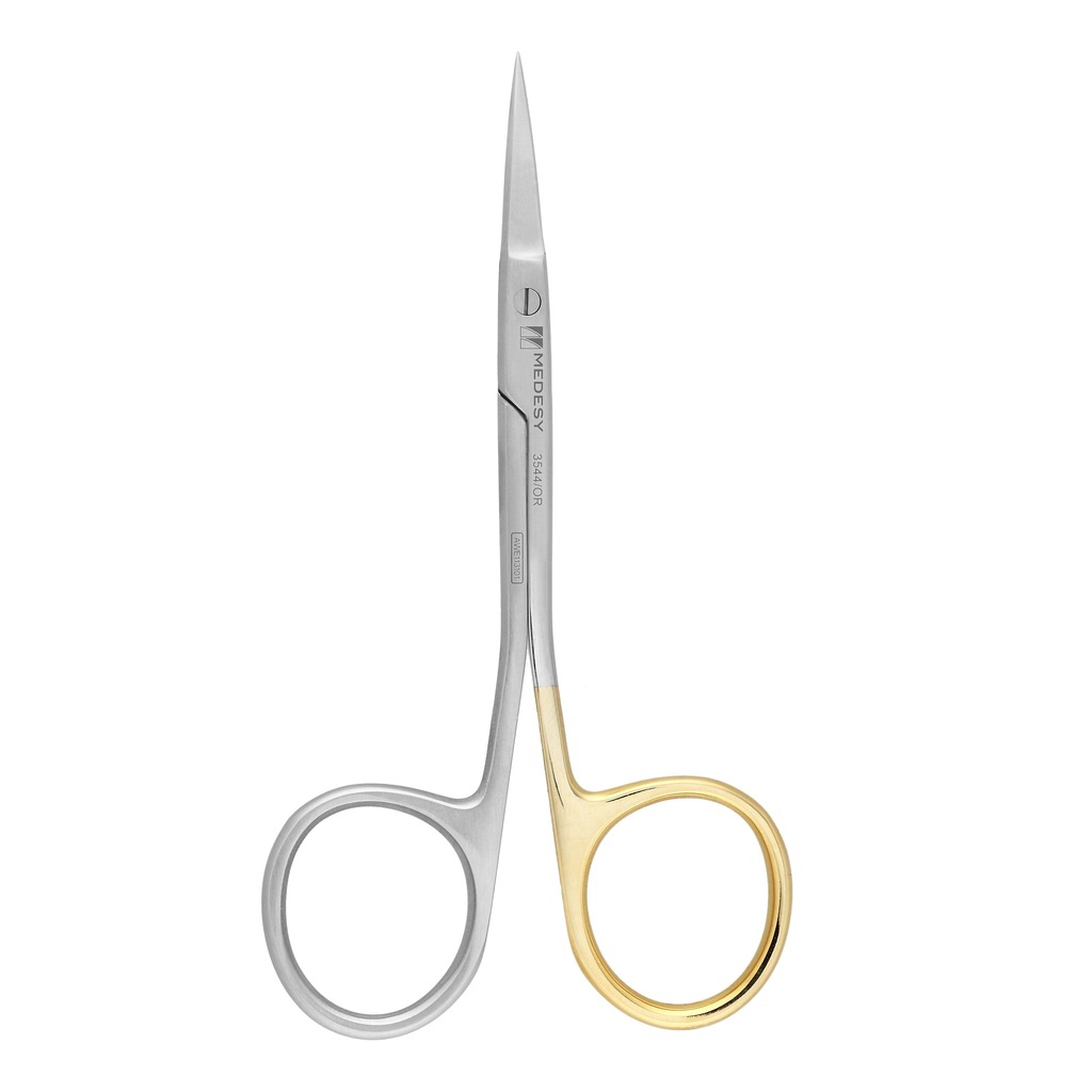 3544/OR Kirurške škare superior cut otvoreni prstenovi Iris, ravne 115 mm