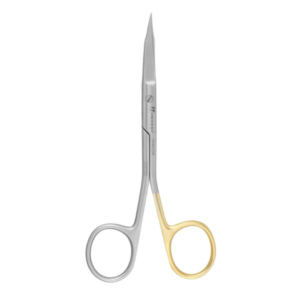 3546/OR Kirurške škare superior cut otvoreni prstenovi Goldman-Fox, zakrivljene 130 mm