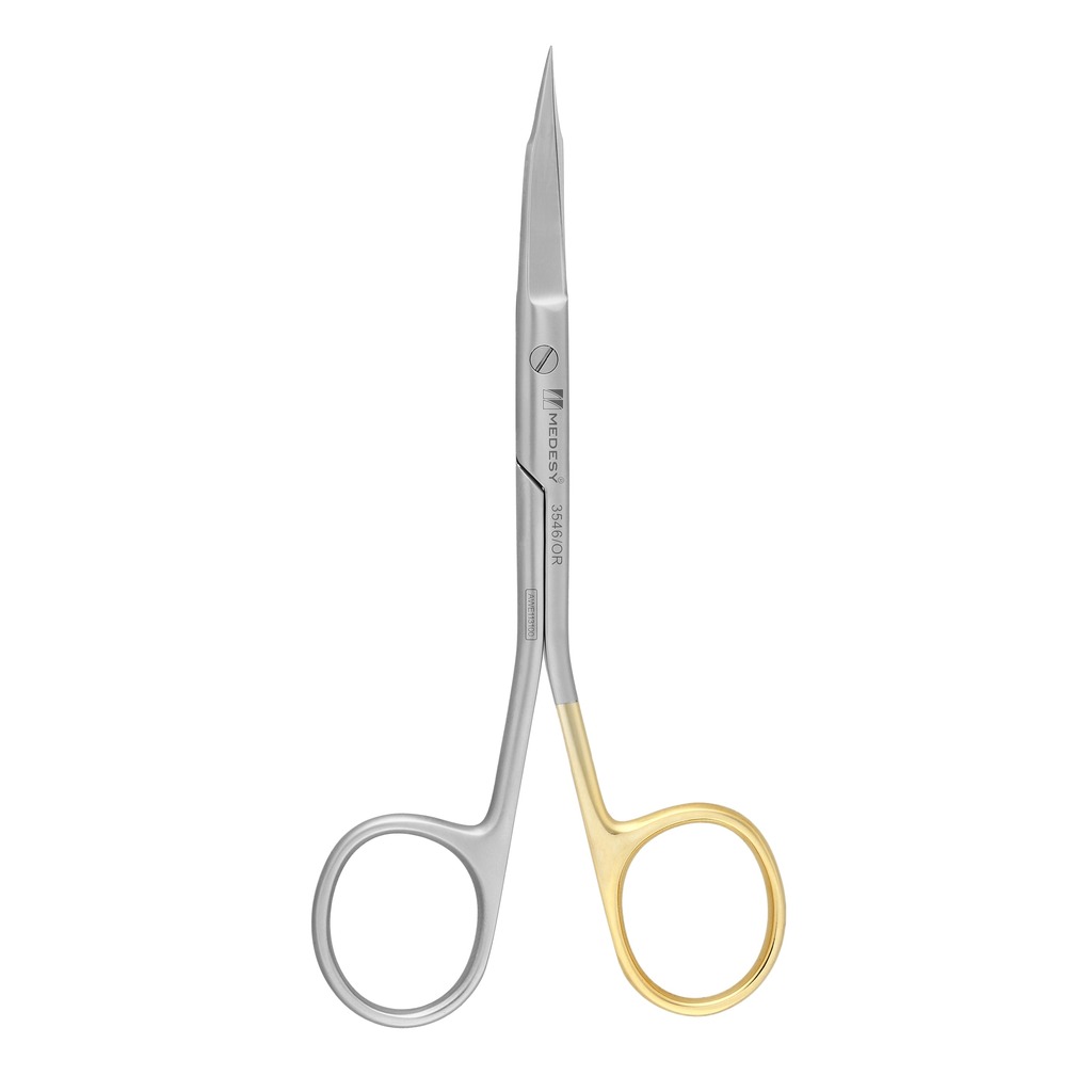 3546/OR Kirurške škare superior cut otvoreni prstenovi Goldman-Fox, zakrivljene 130 mm