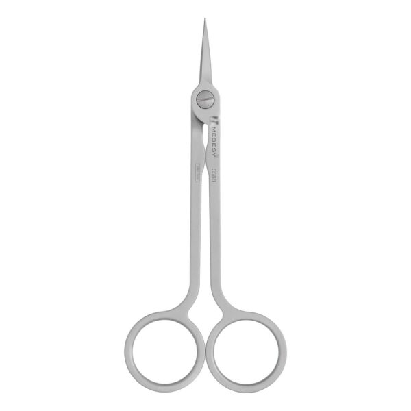 3588 Kirurške škare Hi-Tech inox zakrivljene 130 mm