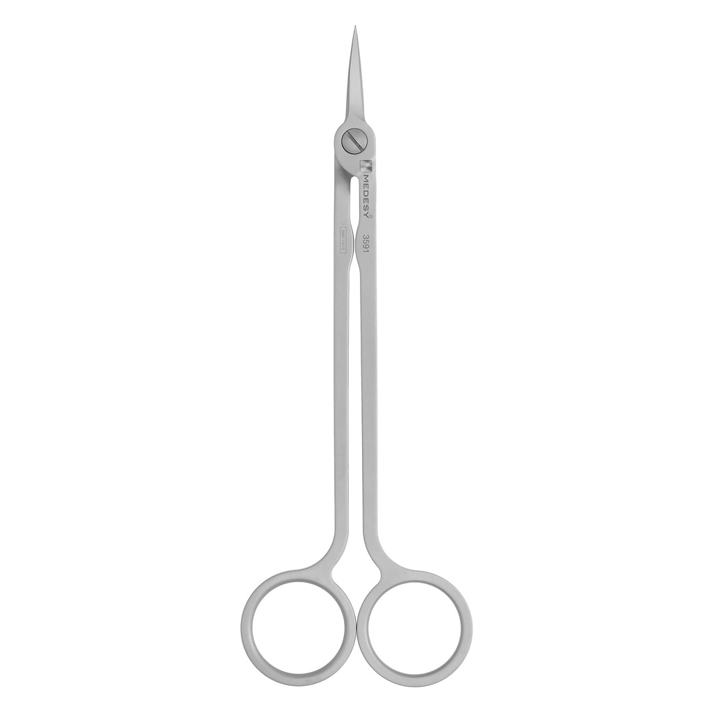 3591 Kirurške škare Hi-Tech inox zakrivljene 160 mm