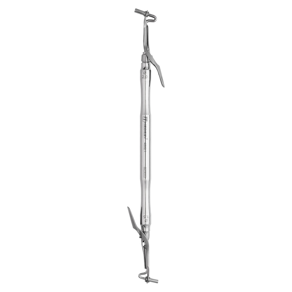 4862/1 Nosač za amalgam, dvostruki srednji/mali, gornji vrh fi 2 mm i donji vrh 1,5 mm