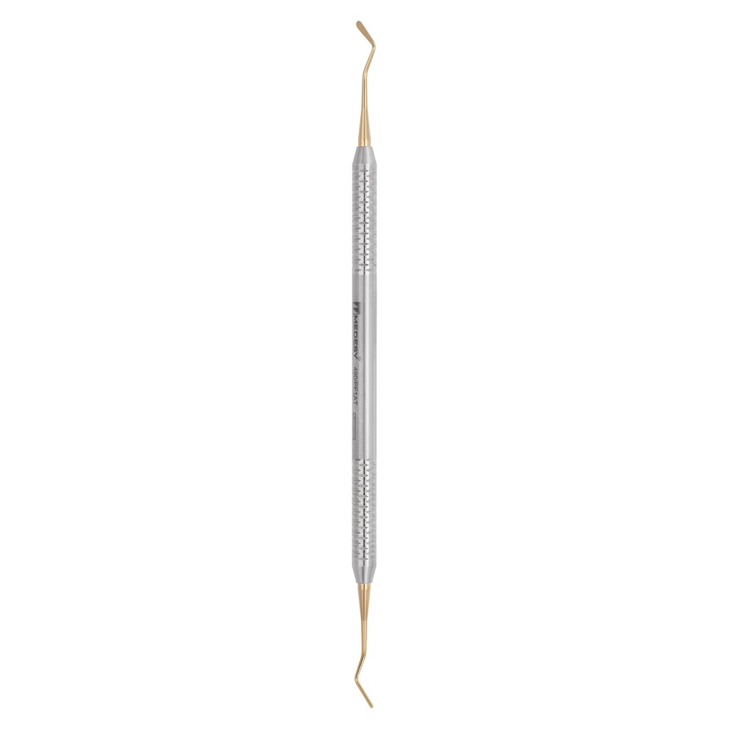 490/1T Kompozitni instrument, TiN, pf1a, lopatica 1,7 mm, plugger fi 0,9 mm