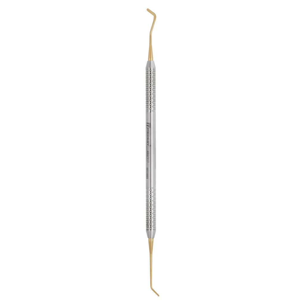 492/11T Kompozitni instrument Goldstein, TiN, br. 11 Mini,lopatica 1,6 mm,plugger fi 0mm