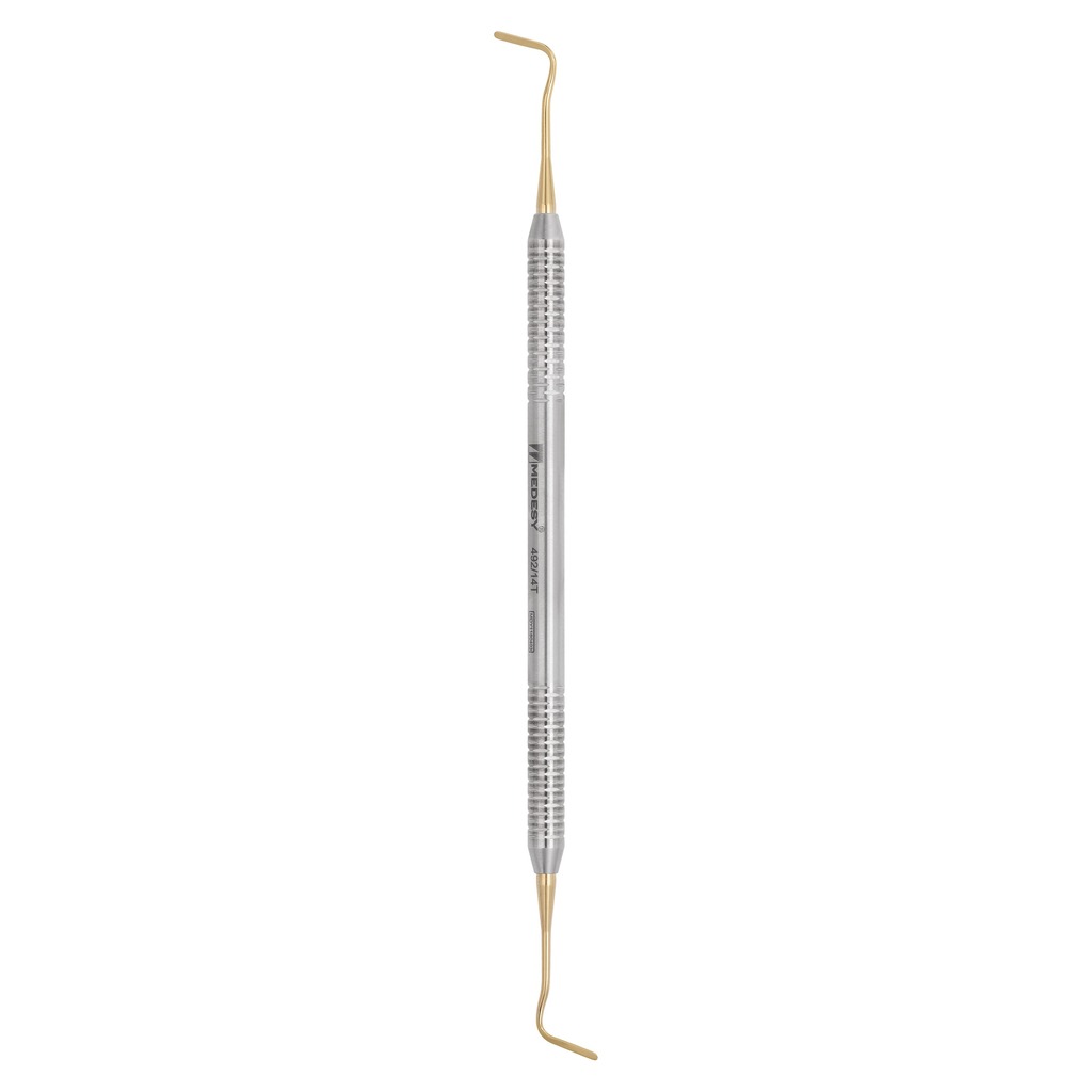 492/14T Kompozitni instrument Goldstein, TiN, br. 14, normalna i mini lopatica 1,3 mm