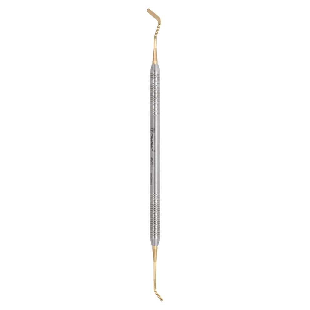 492/1T Kompozitni instrument Goldstein, TiN, br. 1, lopatica 2,1 mm, plugger fi 1,5 mm