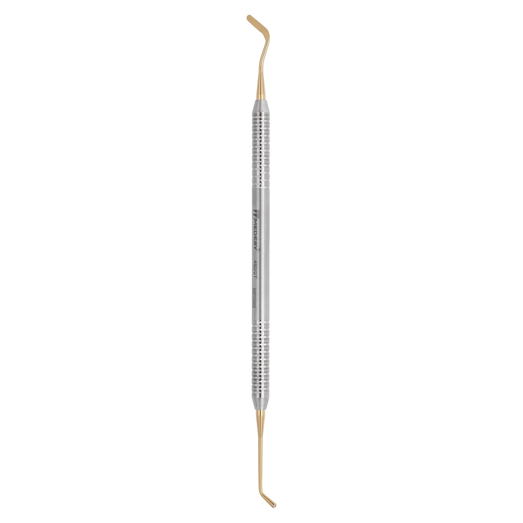 492/2T Kompozitni instrument Goldstein, TiN, br. 2, lopatica 2,5 mm, plugger fi 1,9 mm