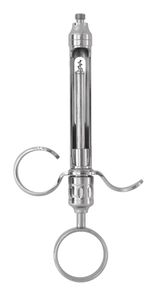 4941/1 Šprica inox revolver EU, aspiracijska, drška s jednim prstenom 1,8 ml