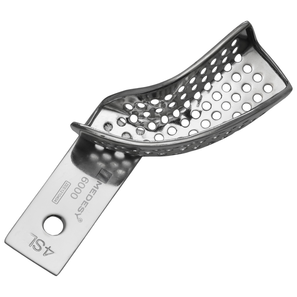 6000/4 SL Perforirana žlica za uzimanje otisaka s retencijskim rubom, parcijalna lijeva