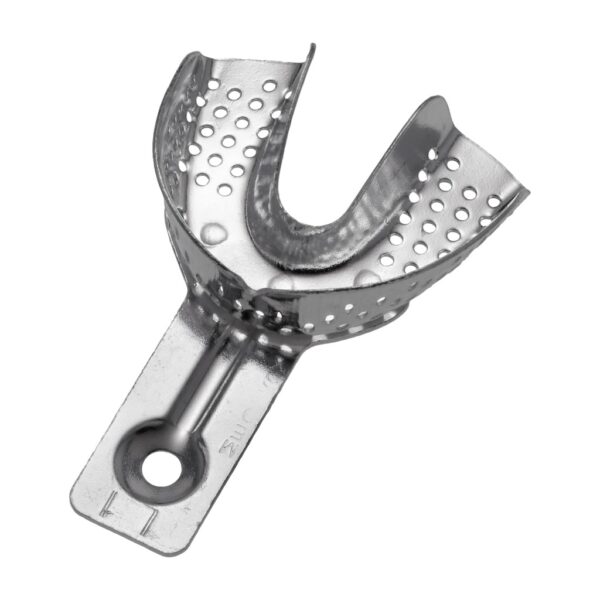 6006/L1 Aluminijska perforirana žlica za uzimanje otisaka, donja XXS, 55x48 mm