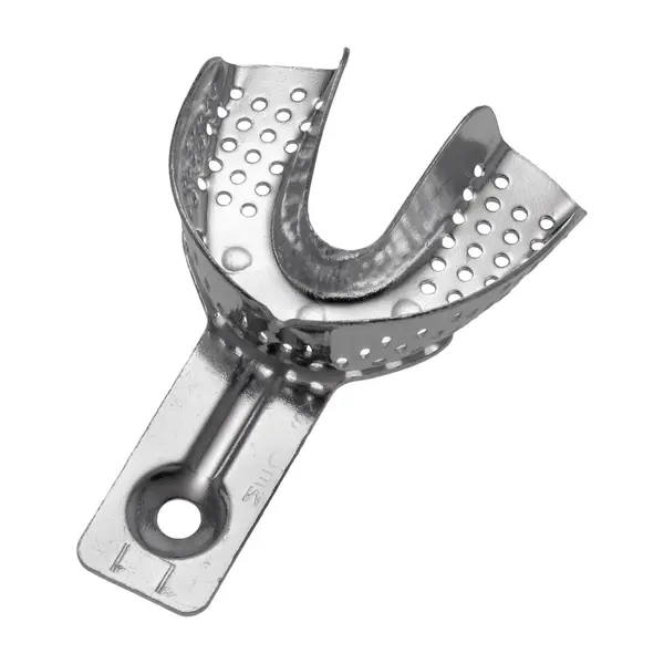 6006/L1 Aluminijska perforirana žlica za uzimanje otisaka, donja XXS, 55x48 mm