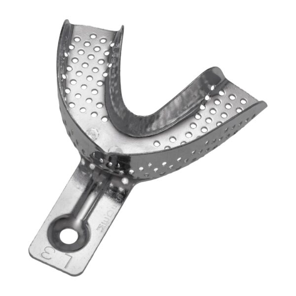 6006/L3 Aluminijska perforirana žlica za uzimanje otisaka, donja S, 71x52 mm