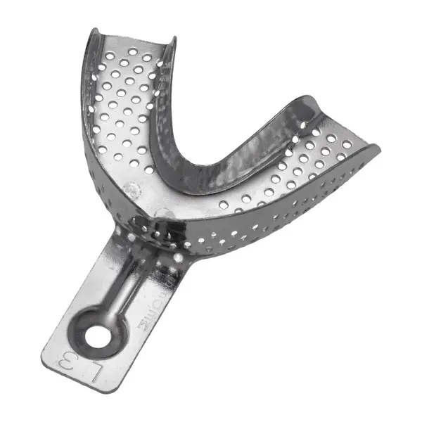 6006/L3 Aluminijska perforirana žlica za uzimanje otisaka, donja S, 71x52 mm
