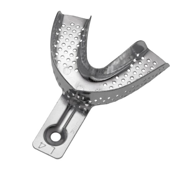 6006/L4 Aluminijska perforirana žlica za uzimanje otisaka, donja M, 75x56 mm