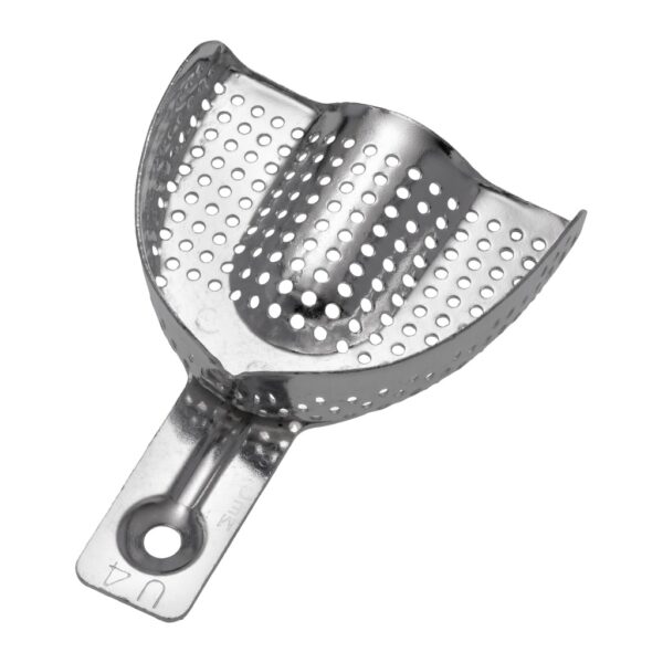 6006/U4 Aluminijska perforirana žlica za uzimanje otisaka, gornja M, 72x58 mm
