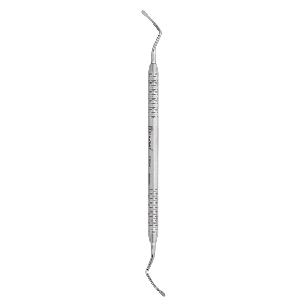 665/22 Endodontski ekskavator dvostruki, srednja oštrica, fi 2 mm