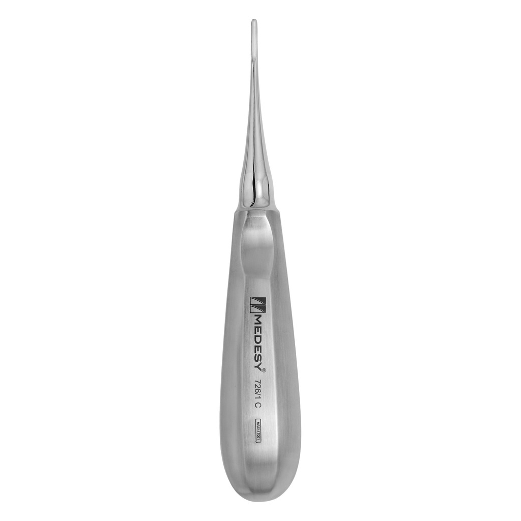 726/1C Podizač korijena zakrivljeni, 2 mm