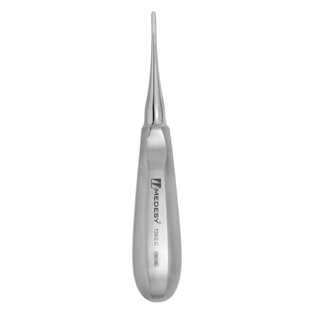 726/2C Podizač korijena zakrivljeni, 2,5 mm