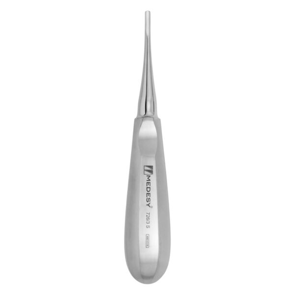 726/3S Podizač korijena, inox drška, ravni, 3 mm