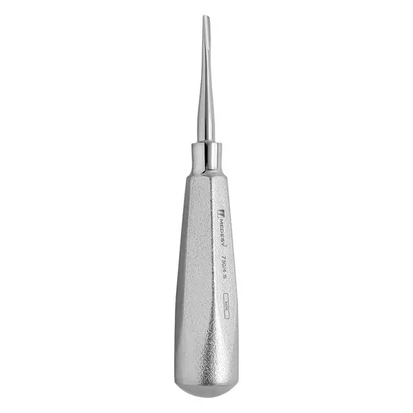 730/4S Podizač korijena Lussatore, ravni, inox drška, 4 mm