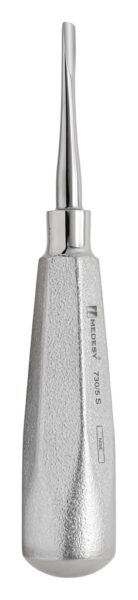 730/5S Podizač korijena Lussatore, ravni, inox drška, 5 mm