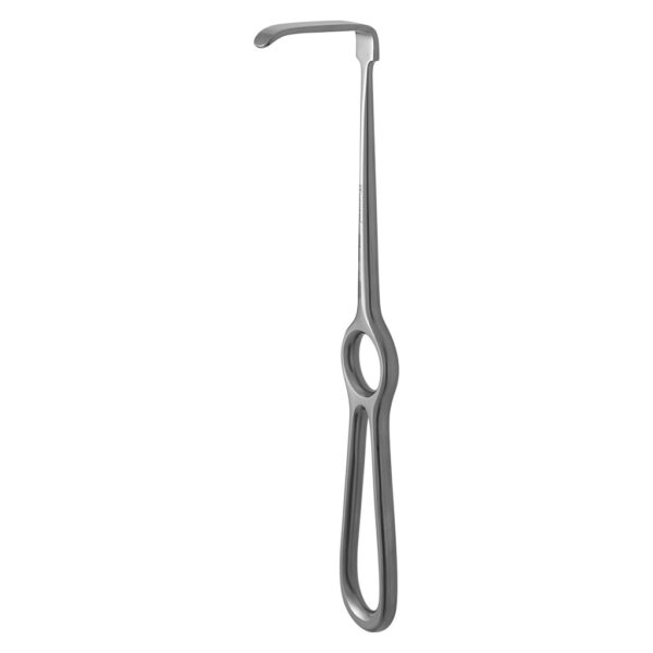 889/5 Retraktor za meko tkivo Kocher-Langenbeck, vrh 43×11 mm, 215 mm