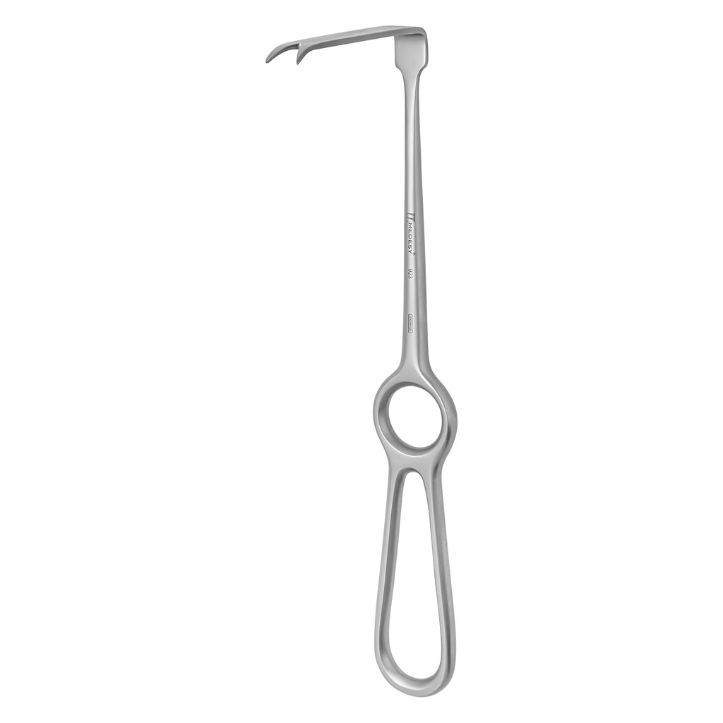 923 Retraktor za obraze i tkivo polirani, Ramus, vrh 70x10 mm, 220 mm
