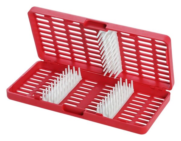 979/R Plastična sterilizacijska plitica crvena