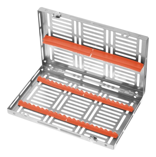 981/20-AR Gammafix CINC sterilizacijska plitica s narančastim silikonom