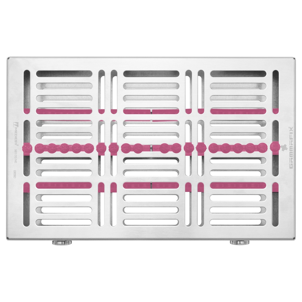 981/20-RA Gammafix CINC sterilizacijska plitica s ružičastim silikonom