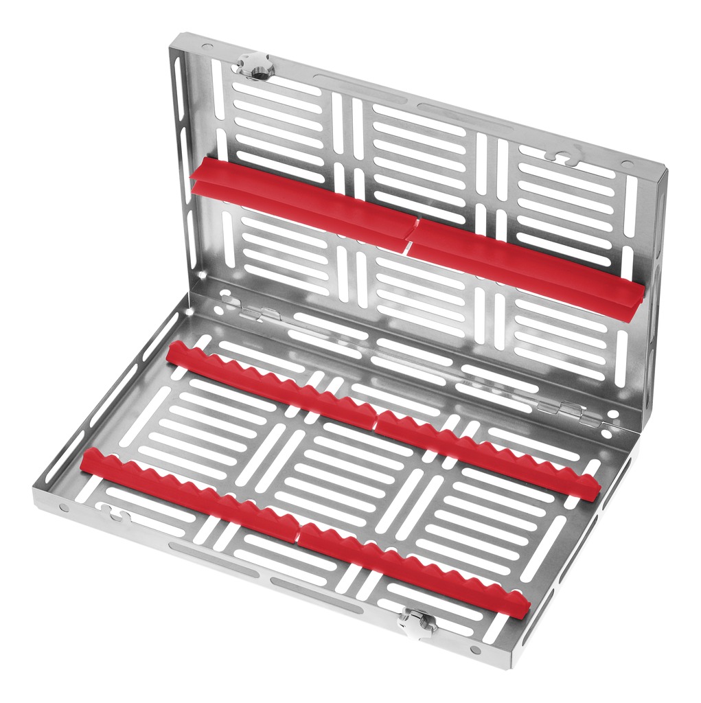 981/20-RO Gammafix CINC sterilizacijska plitica s crvenim silikonom