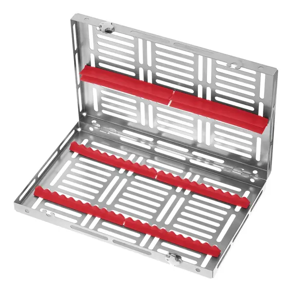 981/20-RO Gammafix CINC sterilizacijska plitica s crvenim silikonom