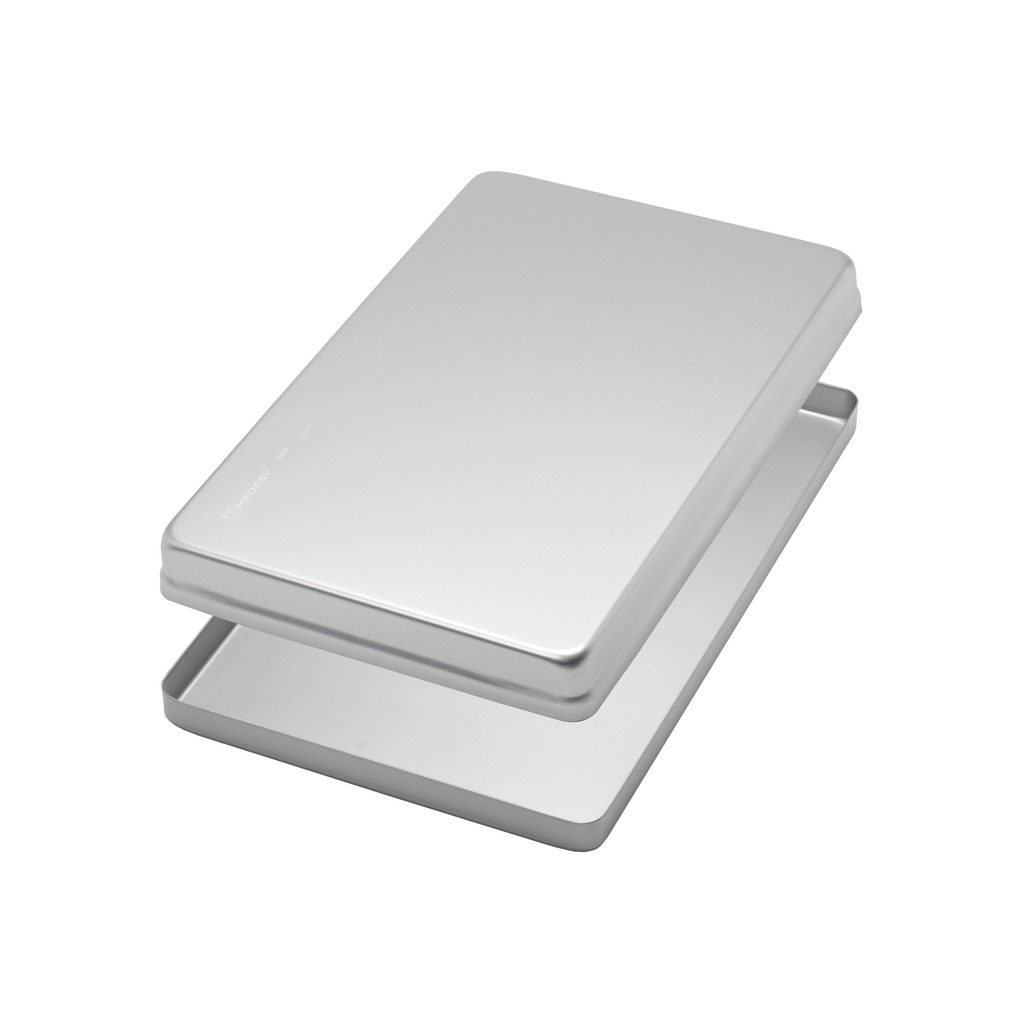 998/A Univerzalna aluminijska plitica standardna srebrna, 285x185x15 mm