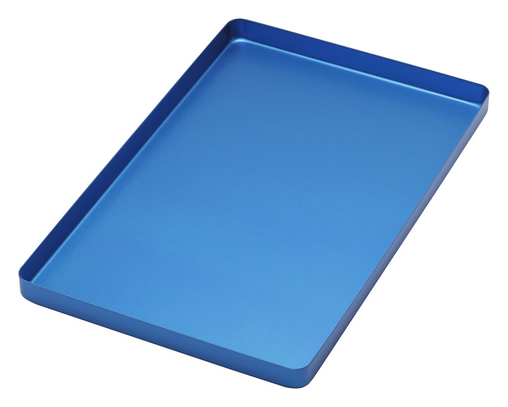 998/BS Univerzalna aluminijska plitica mala plava, 185x140x15 mm