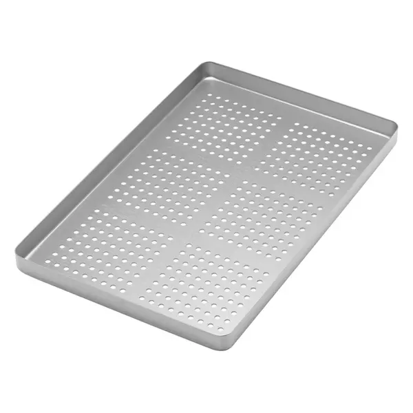 998/FA Univerzalna aluminijska plitica standardna perforirana srebrna, 285x185x15 mm