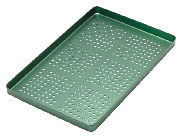 998/FV Univerzalna aluminijska plitica standardna perforirana zelena, 285x185x15 mm