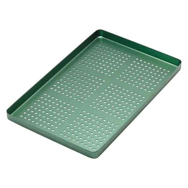 998/FV Univerzalna aluminijska plitica standardna perforirana zelena, 285x185x15 mm