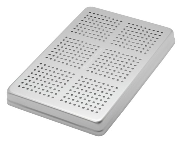 999/FG Aluminijski poklopac standardni perforirani srebrni, 290x190x30